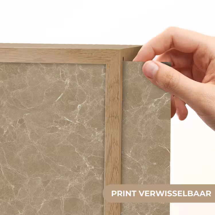 Lightbox - Wandlamp - Beige - Marmer - Witte aders — 5