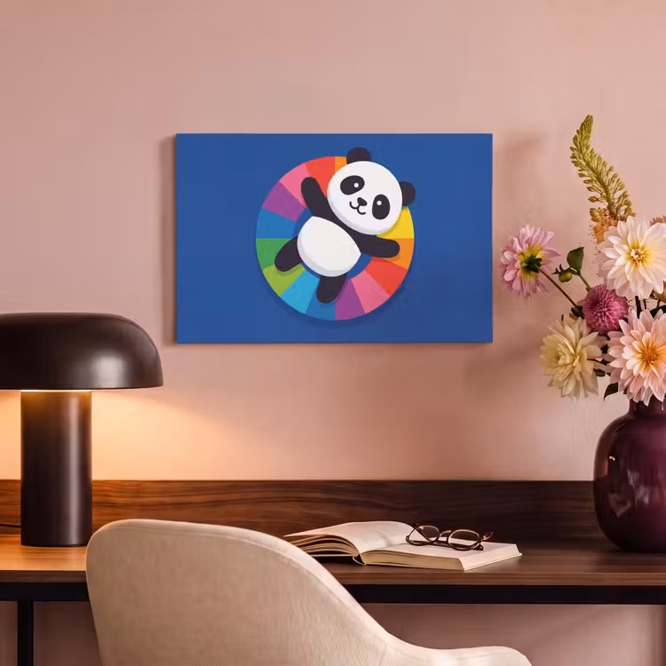 Canvas schilderij - Dieren - Cartoon - Kleurrijk - Modern - Speels — 5