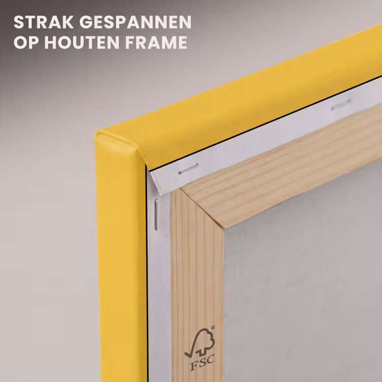 Canvas schilderij - Zon - Gezicht - Zomer - Illustratie - Geel — 7