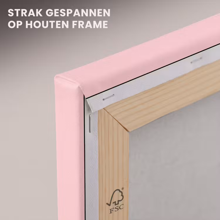 Canvas schilderij - Smiley - Geel - Roze - Symbool - Minimalistisch — 6