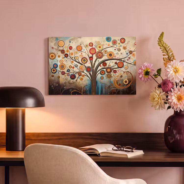 Canvas schilderij - Boom - Tree of life - Kleur — 6