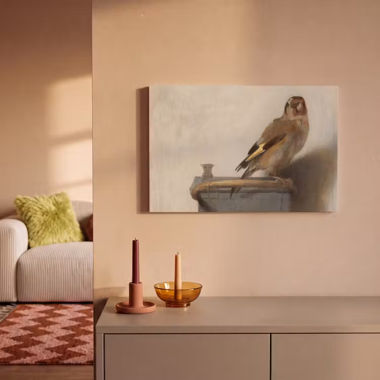 Canvas schilderij - Het puttertje - Carel Fabritius — 2