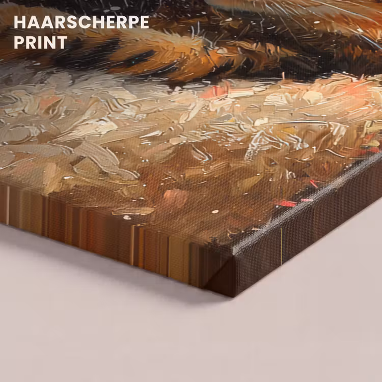 Canvas schilderij - Kat - Kerst - Winter - Dier — 5