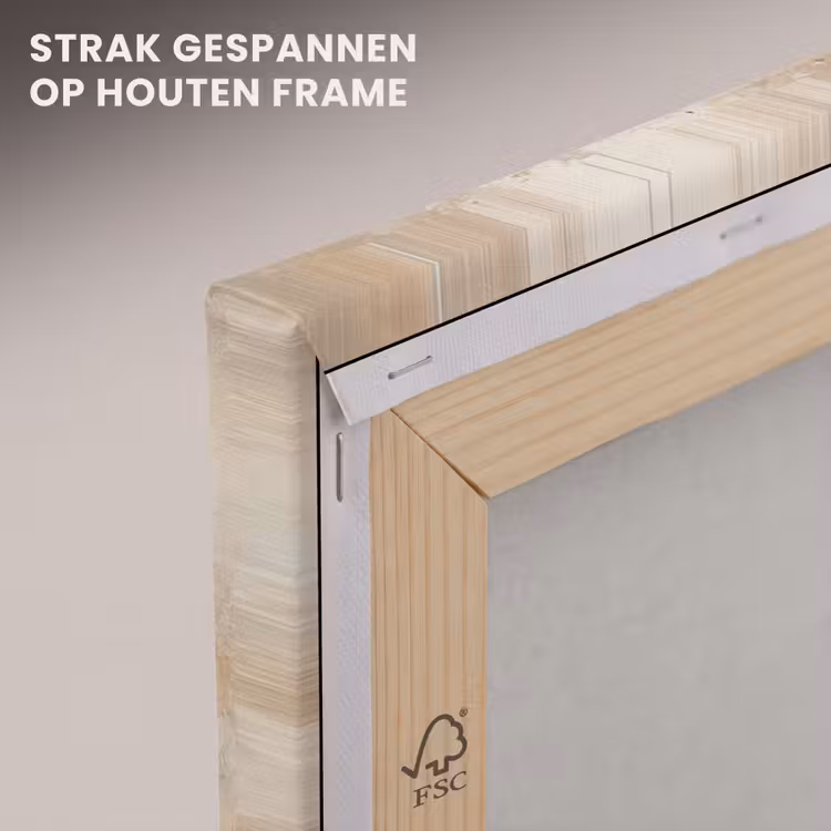 Canvas schilderij - Kerst - Kerstballen - Beige - Goud — 7