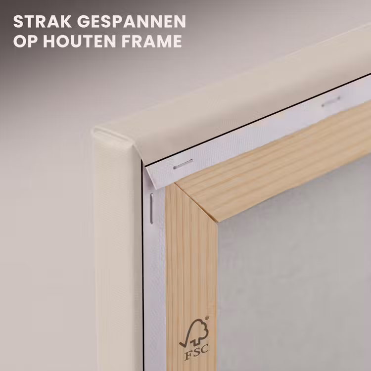 Canvas schilderij - Beige - Winter - Quote - Cozy — 7