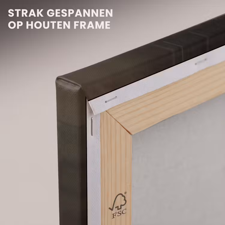 Canvas schilderij - Hert - Zonnebril - Zwart - Pak — 7