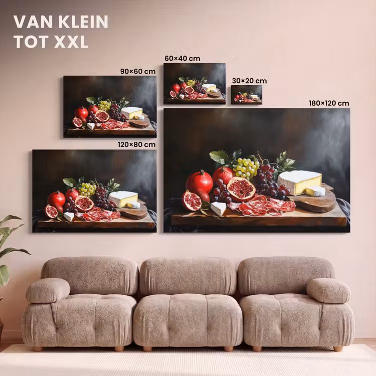 Canvas schilderij - Borrelplank - Stilleven - Vintage — 8