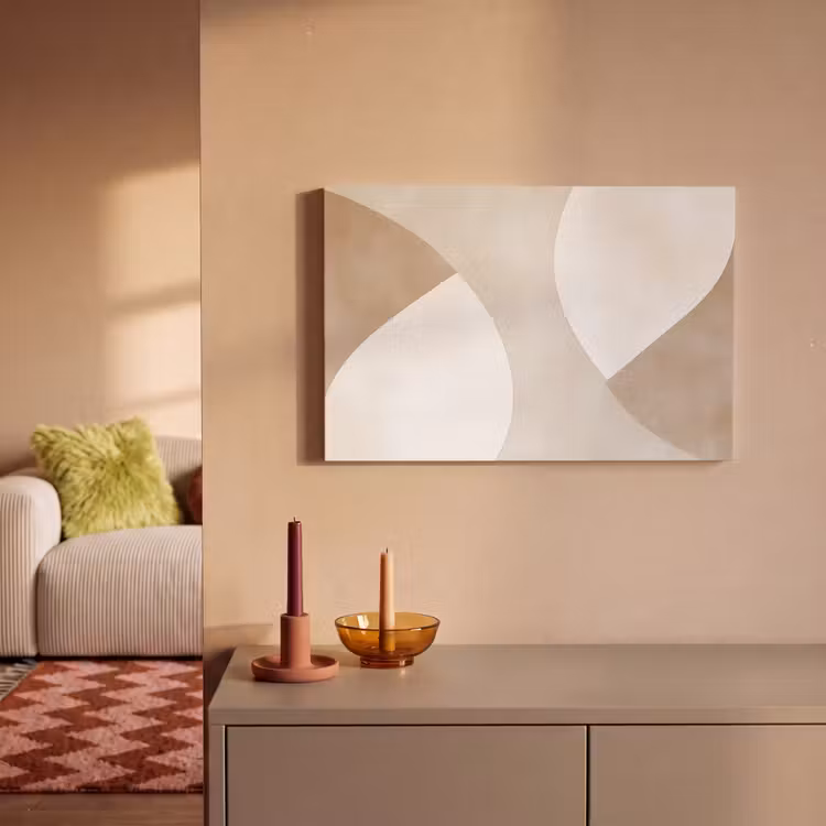 Canvas schilderij - Bruin - Japandi - Abstract — 2