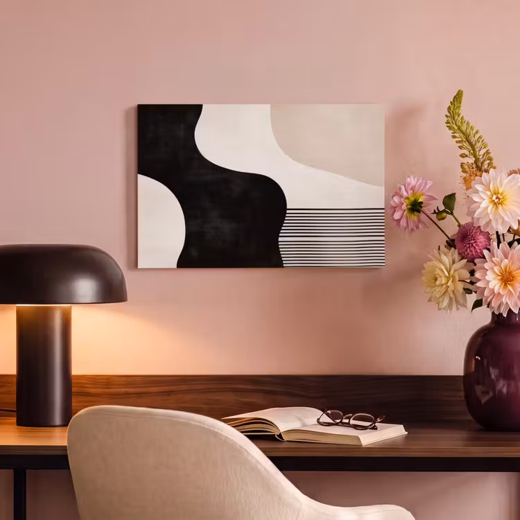 Canvas schilderij - Abstract - Japandi - Beige - Modern — 6