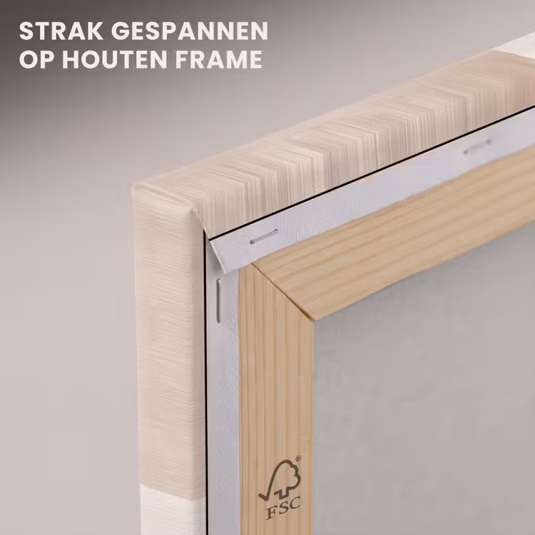 Canvas schilderij - Abstract - Japandi - Beige - Modern — 7
