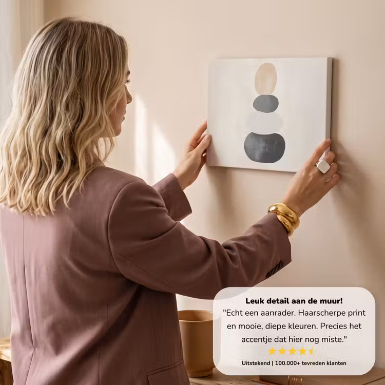 Canvas schilderij - Japandi - Wabi sabi - Beige — 3