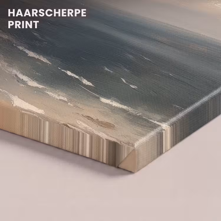 Canvas schilderij - Klif - Zee - Boom — 5