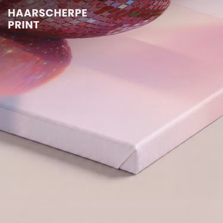 Canvas schilderij - Disco - Fruit - Glitter - Strawberry — 5