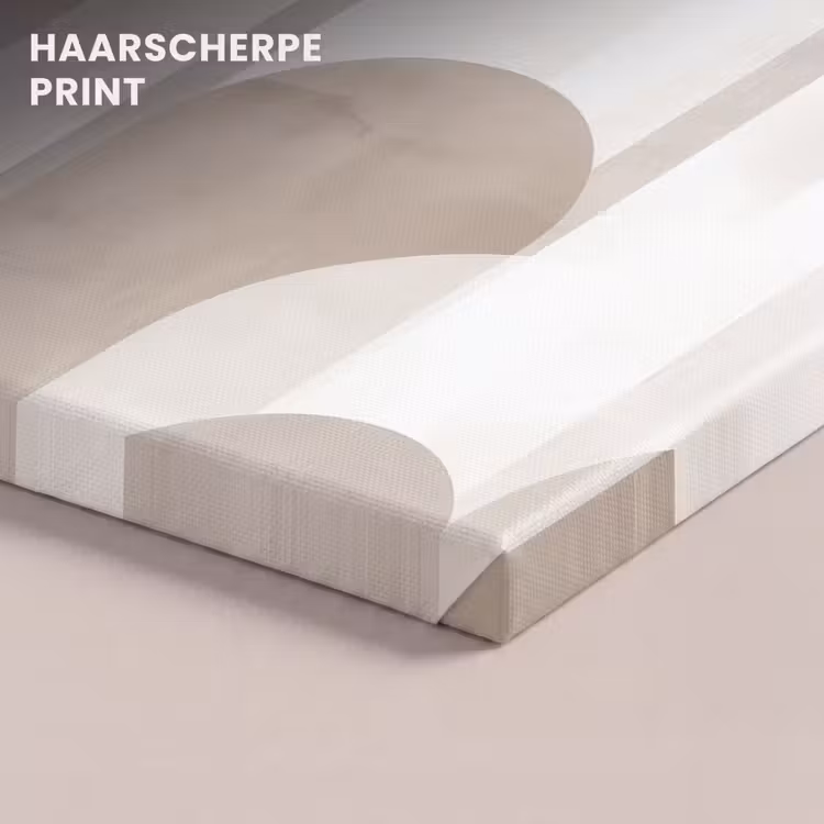 Canvas schilderij - Abstracte bogen - Modern - Beige — 5