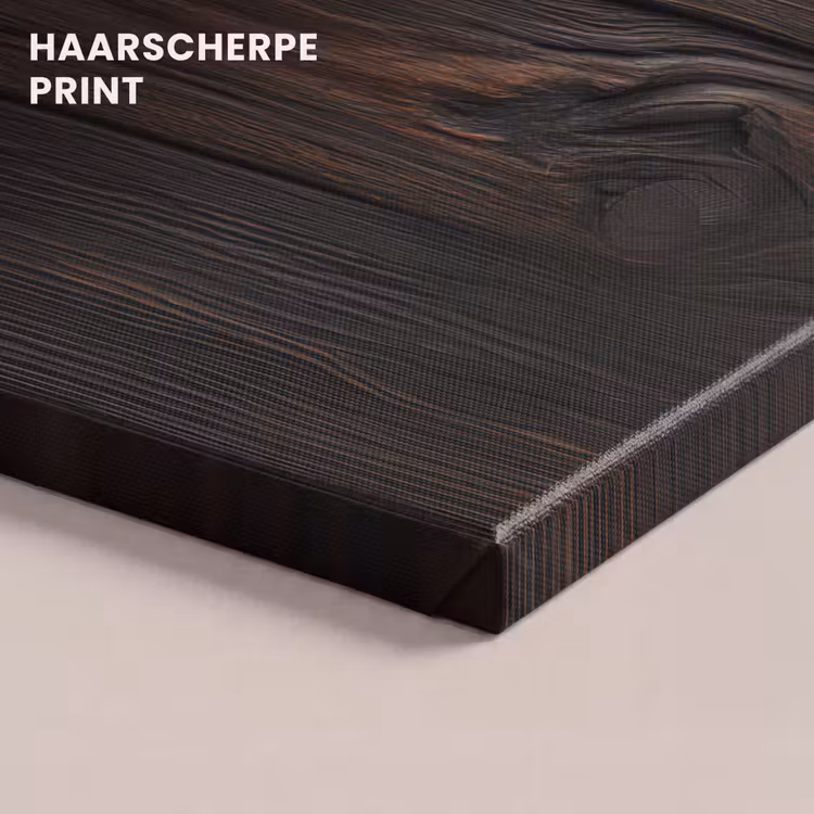 Canvas schilderij - Hout - Grillige nerven — 5