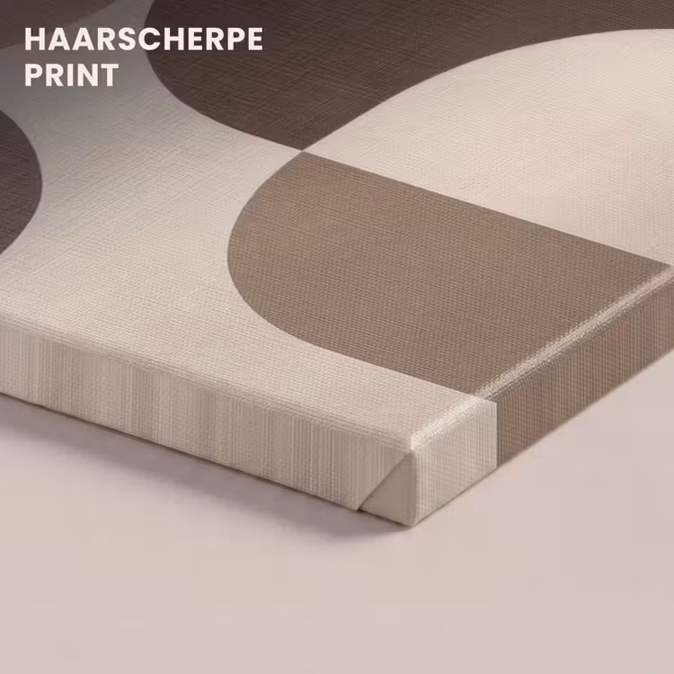 Canvas schilderij - Geometrisch - Geweven structuur - Modern — 5