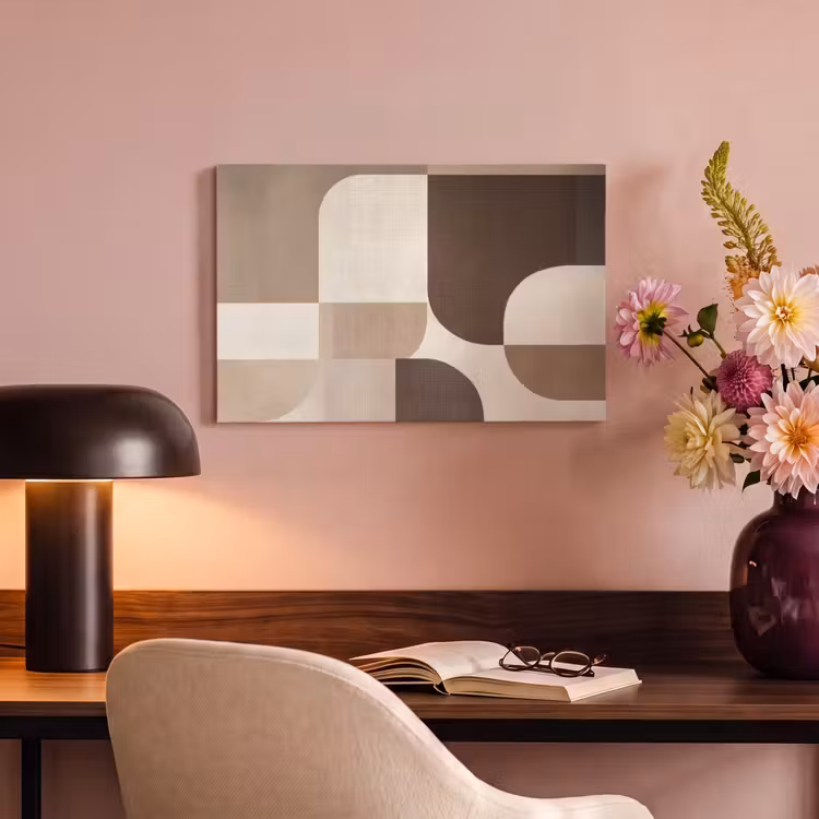 Canvas schilderij - Geometrisch - Geweven structuur - Modern — 6