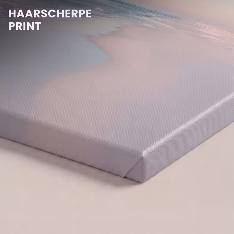 Canvas schilderij - Kustlijn - Pastel - water — 5