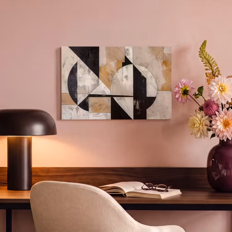 Canvas schilderij - Abstract - Modern - Geometrisch - Pastel — 6