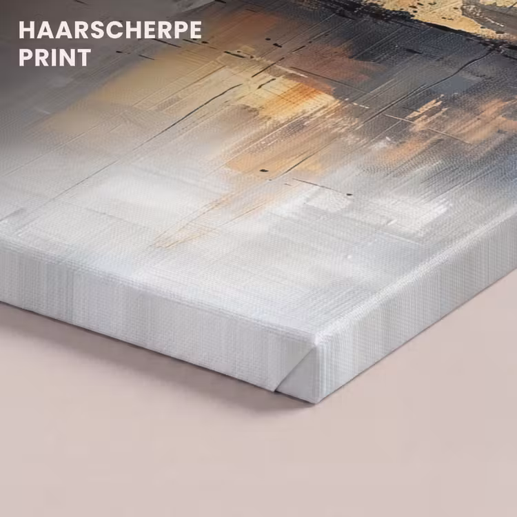 Canvas schilderij - Abstract - Modern - Beige - Aesthetic - Goud — 5