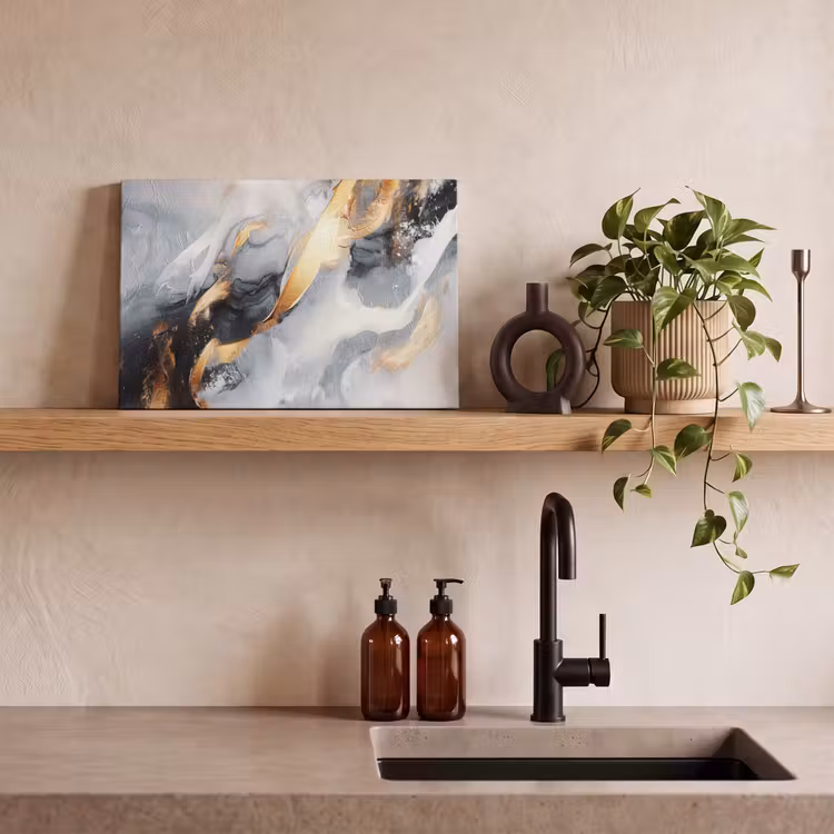 Canvas schilderij - Kunst - Goud - Luxe - Abstract - Modern — 4