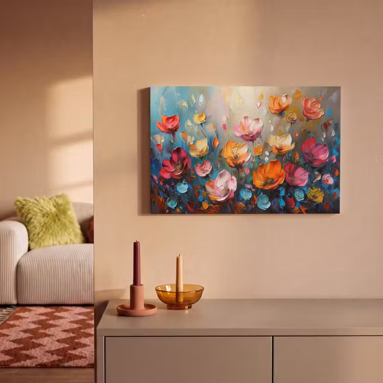 Canvas schilderij - Klaprozen - Bloemen - Kunst - Botanisch — 2