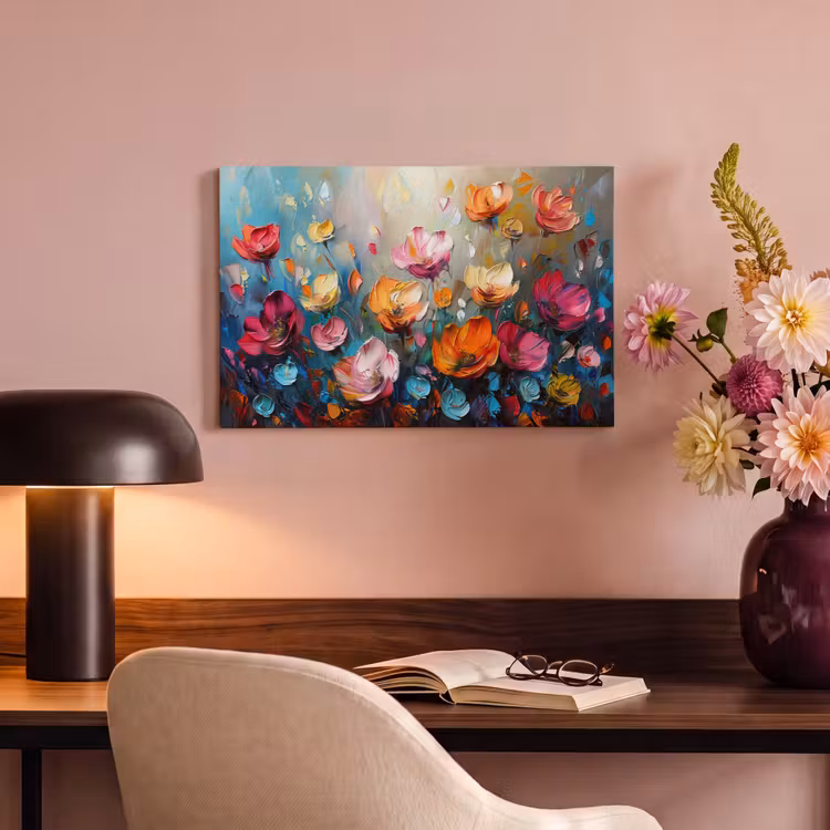Canvas schilderij - Klaprozen - Bloemen - Kunst - Botanisch — 6