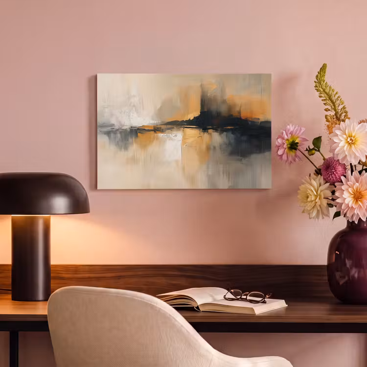 Canvas schilderij - Moderne kunst - Abstract - Zwart — 6