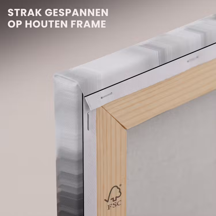 Canvas schilderij - Krijger - Draak - Grijs — 7