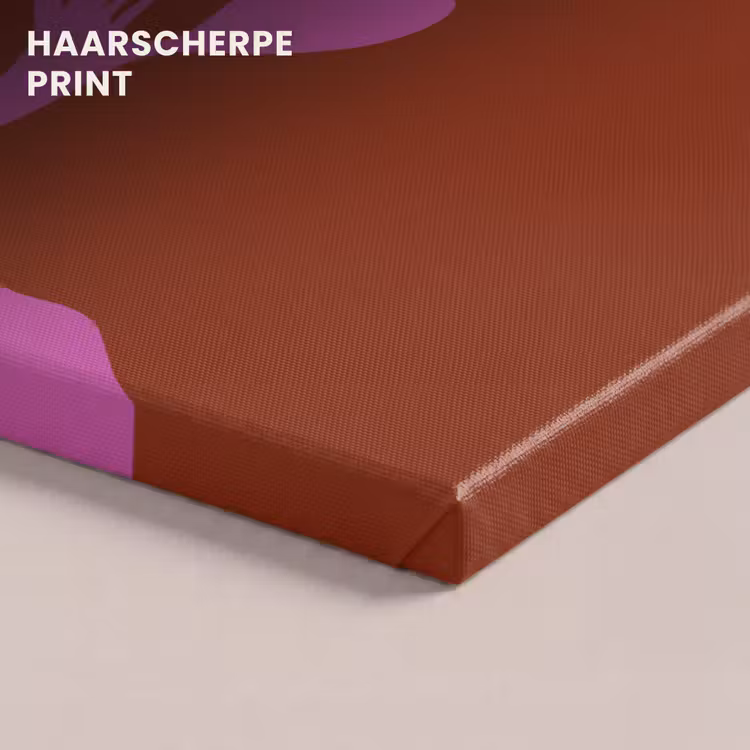 Canvas schilderij - Boom - Paars - Cirkel - Vloeiend — 5