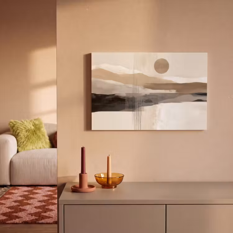 Canvas schilderij - Minimalistisch - Landschap - Dimensie — 2