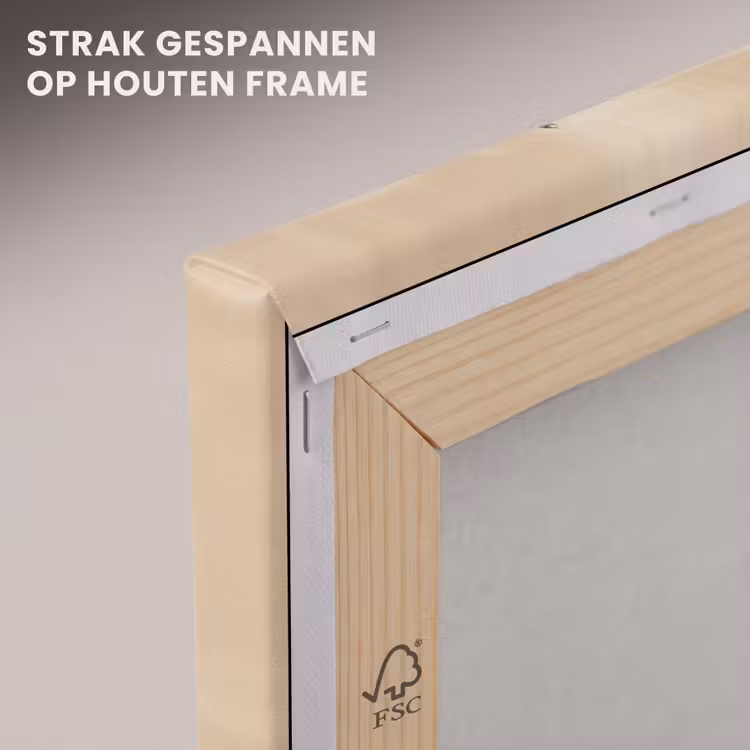 Canvas schilderij - Kerst - Hert - Gewei - Rood — 7