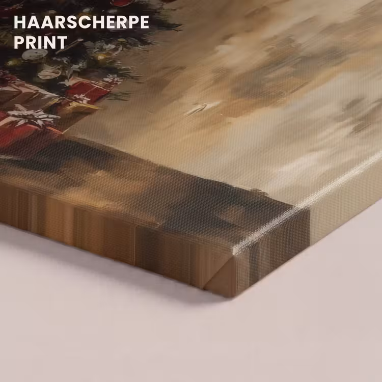 Canvas schilderij - Kerstboom - Versierd - Kleurrijk — 5