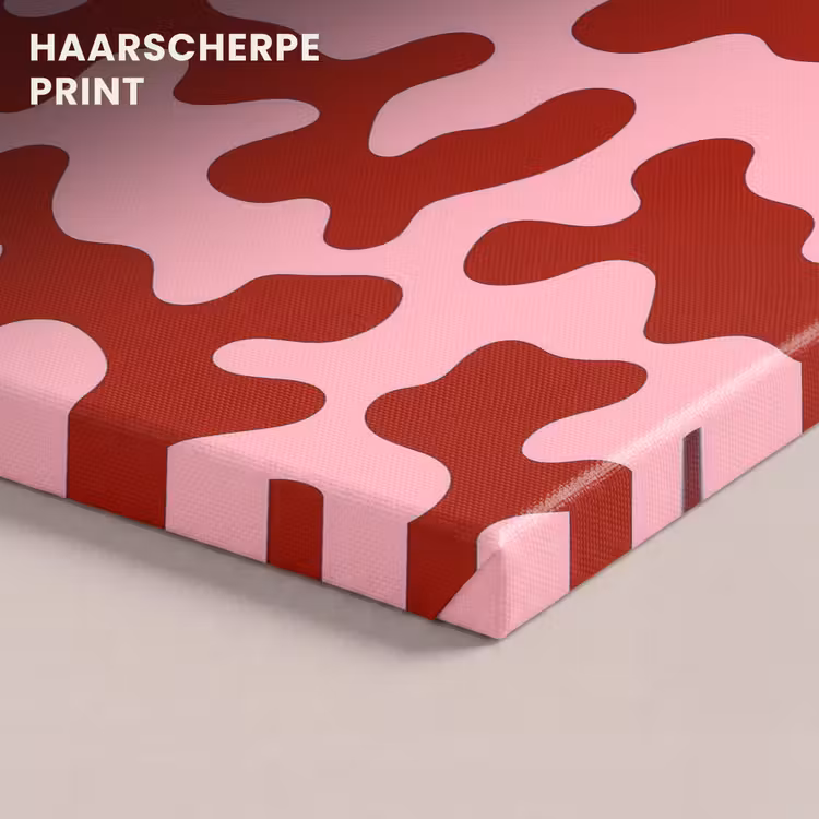 Canvas schilderij - Modern - Abstract - Rood — 5