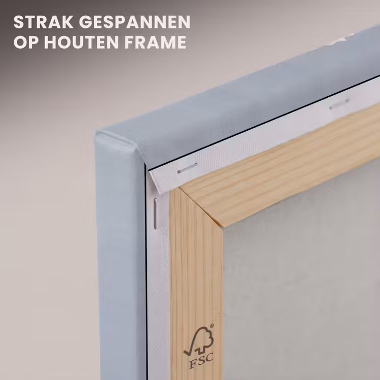 Canvas schilderij - Vrouw met Witte Pioenrozen voor Gezicht — 7