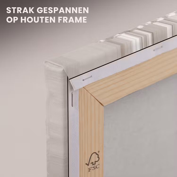Canvas schilderij - Gipskruid - Vaas - Wit — 7