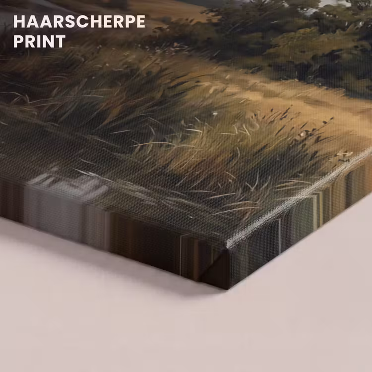 Canvas schilderij - Eenden - Rivier - Landschap - Vlucht - Nostalgisch — 5