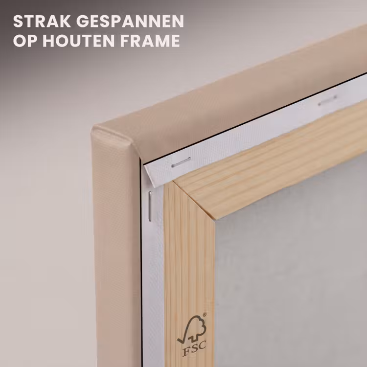 Canvas schilderij - Droogbloem - Protea - Vintage - Beige - Rustiek — 7