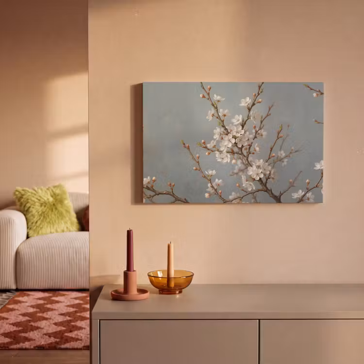 Canvas schilderij - Botanisch - Stilleven - Blauw — 2