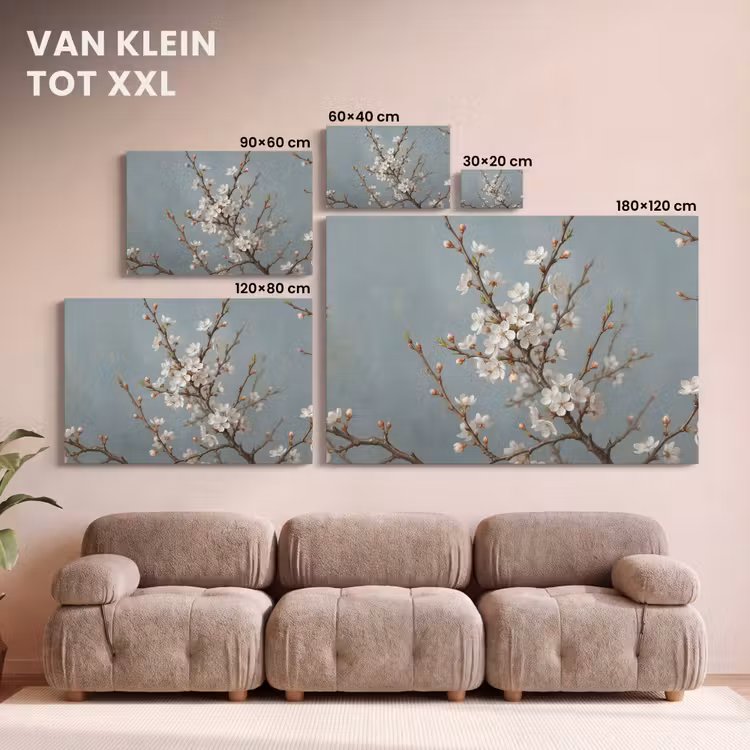 Canvas schilderij - Botanisch - Stilleven - Blauw — 8