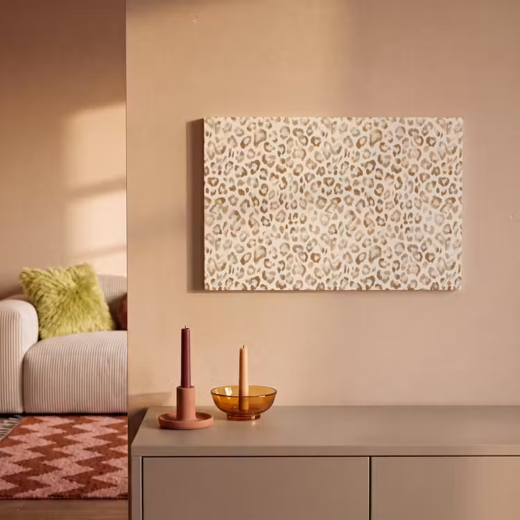 Canvas schilderij - Luipaard - Klassiek - Beige — 2