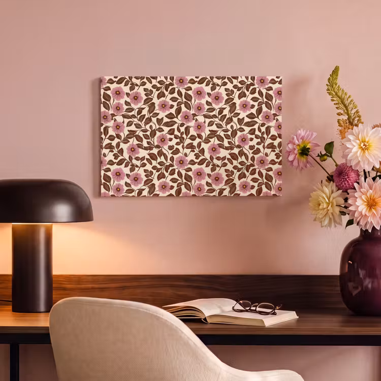Canvas schilderij - Bloemen - Bladeren - Kleurrijk — 6