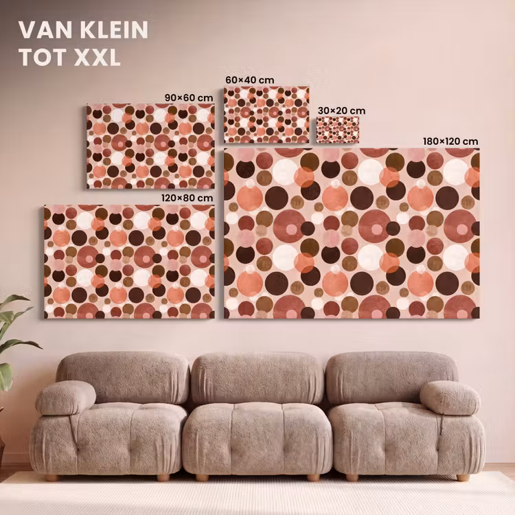 Canvas schilderij - Cirkels - Modern - Kleurrijk — 8