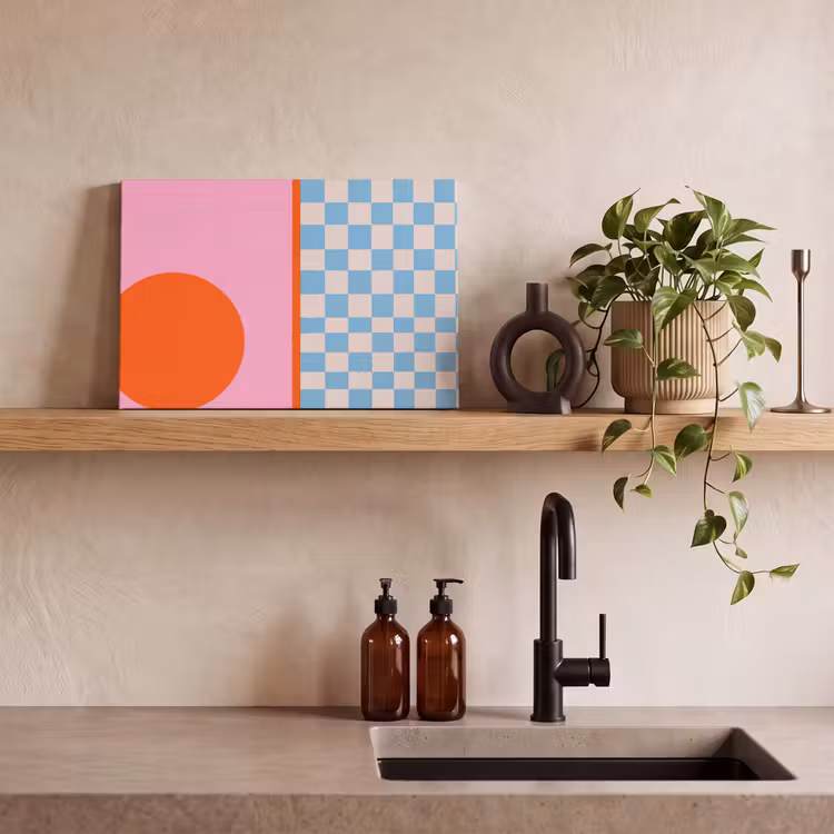 Canvas schilderij - Abstract - Vormen - Geometrisch - Modern - Kleurrijk — 3