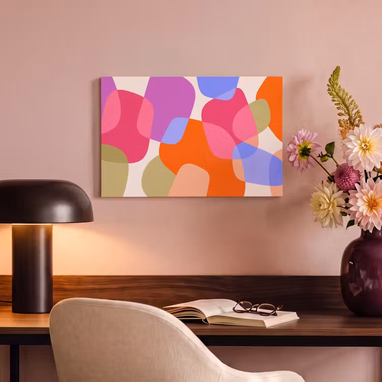Canvas schilderij - Abstract - Vormen - Modern - Kleurrijk — 5