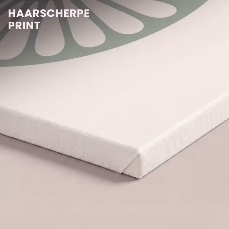 Canvas schilderij - Abstract - Patroon - Radiaal - Modern - Groen — 4
