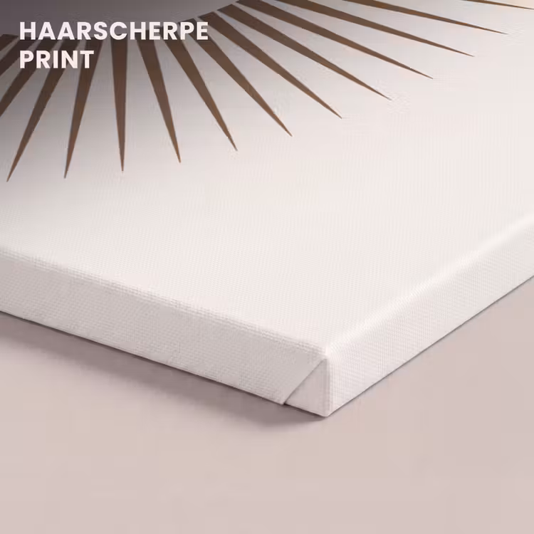 Canvas schilderij - Abstract - Zon - Symbool - Modern - Beige — 4