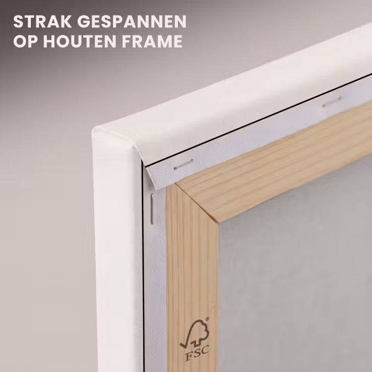 Canvas schilderij - Abstract - Zon - Symbool - Modern - Beige — 6