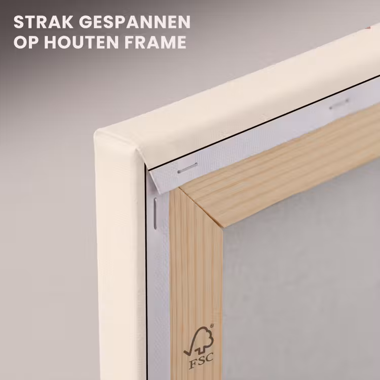 Canvas schilderij - Decoratie - Cirkel - Symmetrisch - Modern - Roodbruin — 6