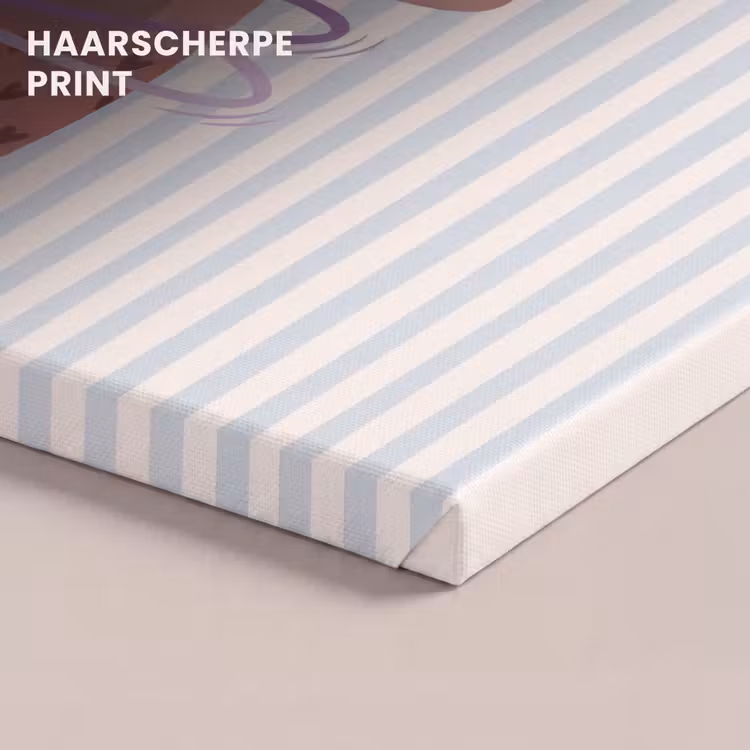 Canvas schilderij - Beer - Hoepel - Kinderkamer - Illustratie - Bruin — 4